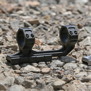 Support de lunette BANGBANG en aluminium 30 mm Cantilever pour rail de 20 mm (hauteur centrale 1,5 po) pour la chasse en extérieur (Noir) - Product Image 1