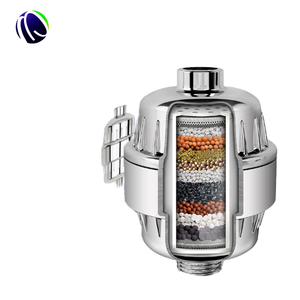 Cartouche de filtre de douche <span class=keywords><strong>MIZI</strong></span> 10/15/20 en charbon actif de coque de noix de coco pour usage domestique, 20 étapes, écologique, 800 GPD, noir, anti-chlore - Product Image 2