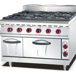 <span class=keywords><strong>Horno</strong></span> de cocción de seis cabezales a gas/eléctrico de pie con control por perilla, venta directa de fabricante Eute, para equipos de comida rápida informal - Product Image 2