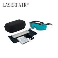 Meilleures lunettes de sécurité laser rouge personnalisées pour laboratoire médical, OD 6+, 620-700nm, certifiées CE, 25% de transmission, anti-rayures pour la protection des yeux