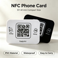 213 Étiquette NFC anti-métal programmable 57x41mm