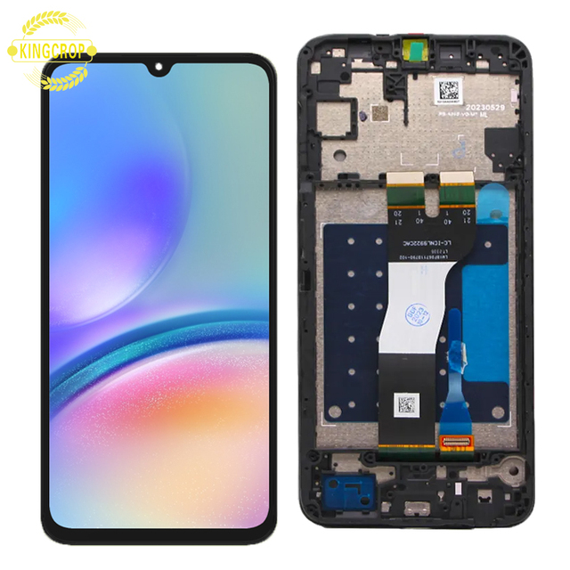 Original for Samsung Galaxy A05S Mobile Phone LCD, for Galaxy A05S Touch Screen, for Samsung A05S A057 Display With Frame Parts