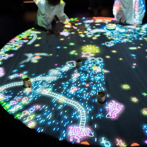 Installation interactive de projection : Une table où les petits se retrouvent, équipement de jeu, système d'installation artistique numérique pour aire de jeux - Product Image 2
