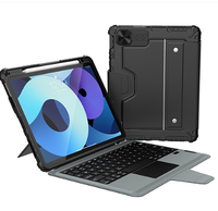Nillkin tampon Combo klavye kılıf arkadan aydınlatmalı sürümü için Apple iPad hava 10.9 2020/Air4/Air5/propro20/2021/2022