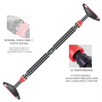 Barre de traction de porte réglable robuste musculation barre de traction sans vis équipement de gymnastique à domicile antidérapant
