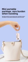 Nouvelle mini batterie Li-Polymère 5000 mAh 2026, Power Bank Capsule 20W Type-C PD avec affichage LED, chargeur portable pour téléphone