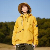 2025 hommes hiver imperméable multifonctionnel veste unique Rush vêtements à capuche couleur unie pour les amoureux nouveau costume d'alpinisme