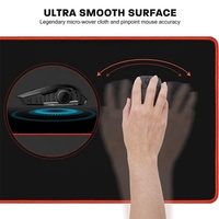 Conception personnalisée respectueuse de l'environnement Base en caoutchouc naturel pour PC Tapis de souris de jeu étanche à transfert de chaleur pour bureau à domicile