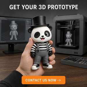 Figurine en vinyle <span class=keywords><strong>Panda</strong></span> personnalisée OEM ODM, usine de jouets artistiques, figurine d'action Anime pour vitrine, modèle de collection 3D - Product Image 5