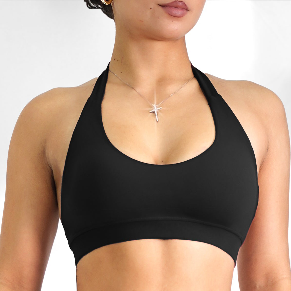 Black sports bra