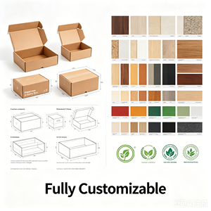 Busta Postale Personalizzata in Cartone Ondulato con <span class=keywords><strong>Texture</strong></span> di Carta Kraft, Consegna Rapida Globale, Biodegradabile, con Stile di Consegna Mensile - Product Image 3