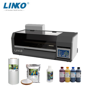 LINKO pencetak A3 DTF Digital otomatis, untuk pencetakan tekstil lebar Film Pet 30cm dan kaus XP600 kepala dengan tinta pigmen - Product Image 1