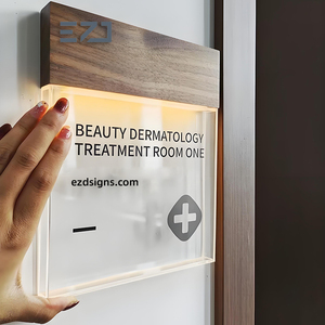 Ezd Tùy Chỉnh Acrylic Xây Dựng Văn Phòng Tường Gắn Tên Biển Tấm Văn Phòng Cử<span class=keywords><strong>a</strong></span> Đị<span class=keywords><strong>a</strong></span> Chỉ Phòng Số Dấu Hiệu - Product Image 4