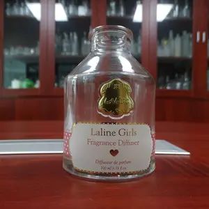 Yuvarlak benzersiz cam parfüm 100ML 10cl sprey difüzörler Rreed difüzör sprey şişeleri