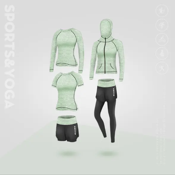 Di alta Qualità Più Il Formato Da Ginnastica Vestito di Forma Fisica di Sport amp Set Attivo Pantaloni Senza Soluzione di Continuità Abbigliamento 2021 Vestiti Delle Donne di Yoga di Usura