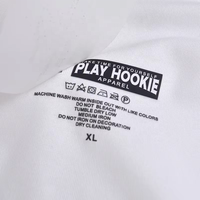 Étiquette personnalisée de transfert de chaleur de vêtements de marque Autocollant de transfert de presse de chaleur Logo d'impression de taille de cou Etiquette de vêtements en fer Etiquetas Ropa