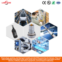 Connecteurs en laiton OEM HGG à verrouillage automatique Push-Pull, étanches sous vide, série B MGG, haute pression 30 bars, IP68