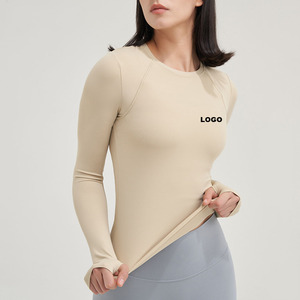 Ropa de Yoga para mujer, entrenamiento profesional de Pilates, camisetas de manga larga de secado rápido, nueva ropa de Fitness en otoño e invierno - Product Image 1