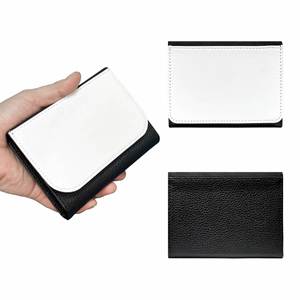 Sublimation Wallet Pu Blank Free DIY High-quality and Exquisite Enterprise Customized LOGO Business <b>Gift</b> Wholesale - Product Image 6