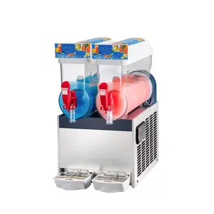 Máquina da bebida congelada da china fornecedor preço barato 2 tanques comercial congelada da bebida slush