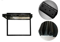 Fenêtre pliante en alliage d'aluminium sur mesure, coulissante verticalement, pour bars et cafés