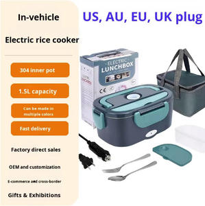 Boîte à <span class=keywords><strong>lunch</strong></span> électrique chauffante multifonctionnelle en plastique grande capacité pour employés de bureau <span class=keywords><strong>12V</strong></span> 24V isolée et détachable - Product Image 6