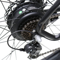 Vélo de montagne électrique TXED UK Stock 27,5 pouces, moteur arrière 36V 300W, batterie lithium 13AH, 7 vitesses, frein à disque, vélo électrique sportif pour trajets quotidiens