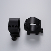 Support de fixation optique en aluminium de 30 mm à double anneaux pour accessoires de tube