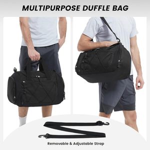 Gym <b>Bag</b> <b>for</b> <b>Men</b> Women with Shoe an Wet Compartment - Duffle <b>Bag</b> <b>for</b> <b>Travel</b> Sports Fitness Workout OEM factory in Vietnam - Product Image 6
