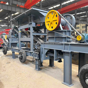 Mobile Crusher Machine Usine Fournisseur Prix Pour L'exploitation Minière Carrière Granit Basalte Calcaire Gravier Déchets <span class=keywords><strong>Béton</strong></span> Concassage - Product Image 3