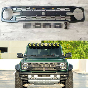 Accesorios de Rejilla Delantera de Plástico con Luz LED Amarilla, Rejilla Modificada de Alta Calidad para <span class=keywords><strong>Bronco</strong></span> <span class=keywords><strong>2022</strong></span> 2023 2024 - Product Image 4