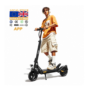 Trottinette à deux roues en aluminium, double suspension, usage quotidien, 250W, UE, 20KM/H, pliable, adulte, batterie amovible, longue autonomie - Product Image 1
