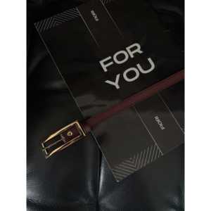 Ceinture en cuir véritable pour homme, en cuir de vachette, avec boucle rectangulaire solide, accessoire de mode durable - Product Image 1