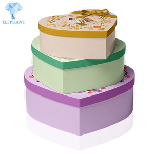 Luxury Printing Birthday Wedding Suprising Paper Cardboard <b>Heart</b> Chocolate Gift <b>Box</b> - Product Image 5