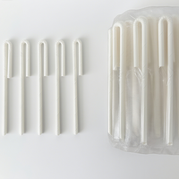 Paille en papier en forme de U jetable de qualité alimentaire écologique emballée individuellement paille à boire blanche pour boîte à lait de jus