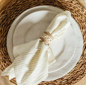 Anillos de Servilleta Tejidos de Ratán Natural, Hechos a Mano, Decoración Rústica para Mesa, para Bodas y Cenas - Product Image 3