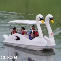 CLF002 White Swan Utilisation commerciale Personnalisé Flamingo Forme Design Eau 5 Personnes Bateau à pédales électrique