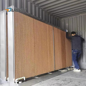 Verdunstung skühl kissen für die kunden spezifische Produktion für Geflügels chwein farmen Nassvorhang-Temperatur regelung Gewächshaus papier Aluminium - Product Image 1