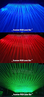 6 lumières laser de partie de disco du DJ polychrome d'étape de barre lumineuse de Lazer Led de tête pour la boîte de nuit