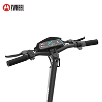 ZWHEEL Scooter Eléctrico Plegable T8 de Mejor Relación Calidad-Precio para Adultos, Batería de Litio de 48V, Motor de 1200W, Frenos de Disco, Suspensión Delantera y Trasera