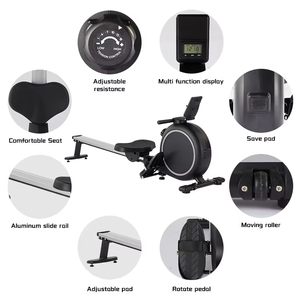 Máquina <span class=keywords><strong>de</strong></span> <span class=keywords><strong>Remo</strong></span> Fitness Air Rower <span class=keywords><strong>para</strong></span> Ejercicio Cardiovascular en <span class=keywords><strong>Casa</strong></span> y Gimnasios Comerciales - Product Image 2
