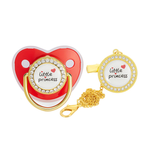 Clip de Chupete de Lujo para Bebé Princesa, Venta al por Mayor OEM, Base de Succión de Silicona, Ecológico, Color Personalizado, Moderno, Royal Babechee - Product Image 5