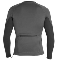 DIVESTAR Jaket Selancar Layanan OEM 3MM Neoprene Wetsuit Top Bernapas Super Elastis untuk Pria