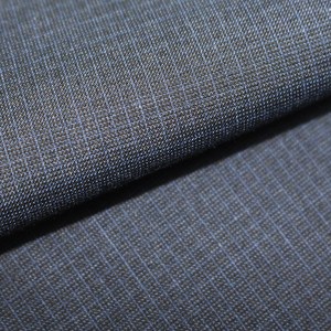 Sang Trọng Chải Kỹ Dài Chủ yếu Cotton-Cupro Sợi Nhuộm Vải Màu Xanh Hải Quân Trọng Lượng Nhẹ Suiting Cho Áo Khoác, Ăn Mặc Quần & Quần Giản Dị - Product Image 3