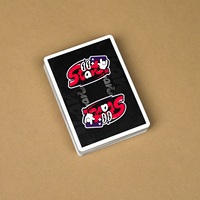 Carte de collection de poker de pratique de découpe de fleurs personnalisée, collection de mode