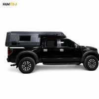 Caisse de camionnette rigide pour chantier avec rangement verrouillable pour usage professionnel
