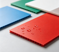 Vente en gros Feuille de Coroplast 4x8 Feuille de polypropylène Coroplast Panneaux en plastique ondulé 3mm Feuilles de Corflute Pp