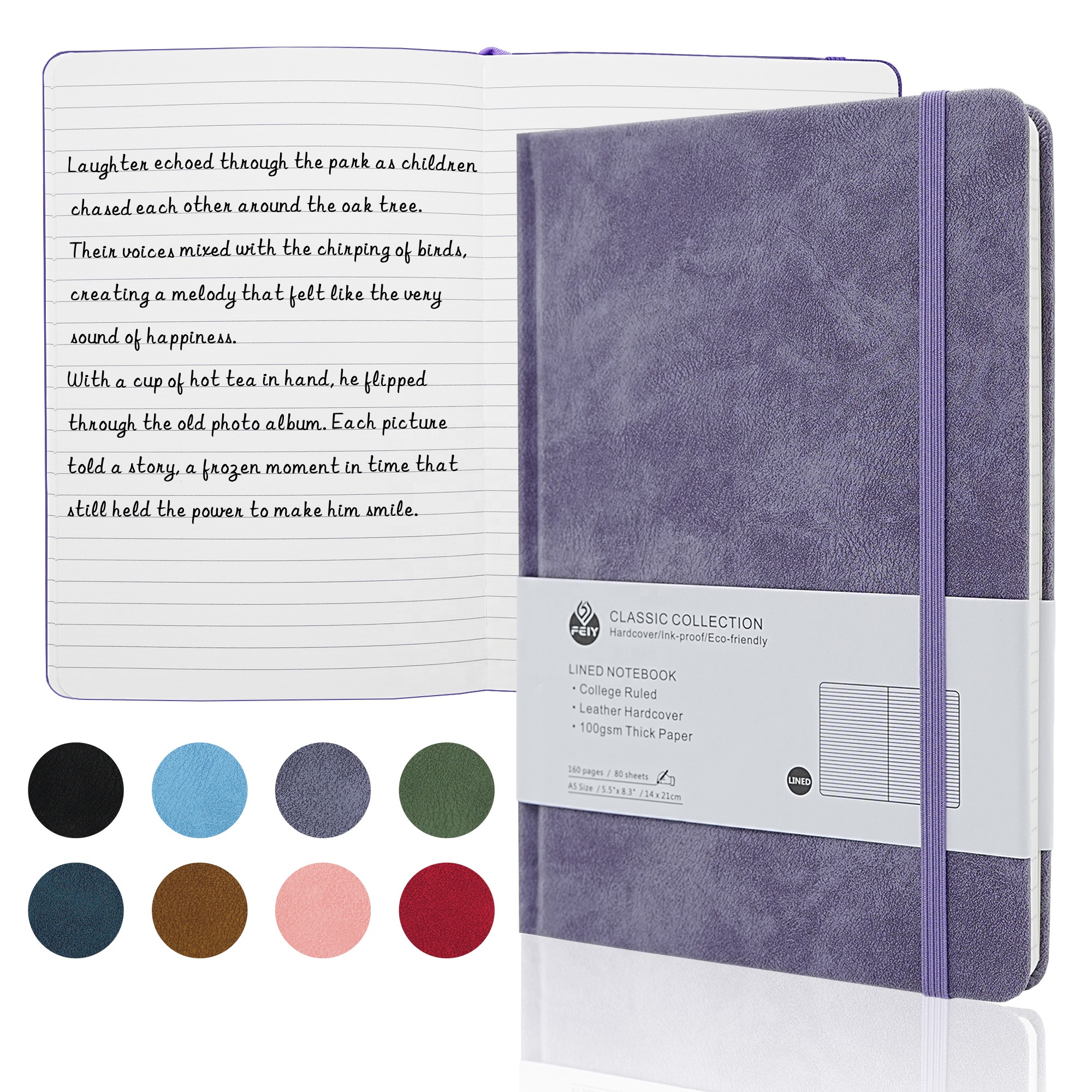 notebook a5 pu blank