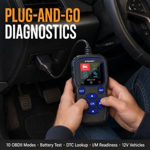 UDIAG CR720 Lettore di Codici OBD2, Scanner Diagnostico per <span class=keywords><strong>Auto</strong></span>, Tester Batteria, Schermo da 1,77 Pollici, 10 Modalità, Ricerca DTC per Veicoli 12V - Product Image 4
