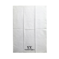 Serviette en lin imprimée personnalisée 33*40cm 100% pâte de bois vierge Restaurant hôtel restauration papier de soie Airlaid